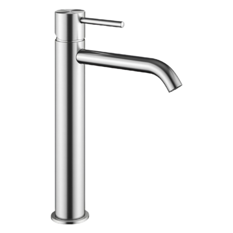 Висок смесител за умивалник  S2058 -1 BRUSHED STEEL ETERNITY 316 KARAG