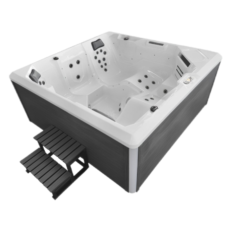 външно джакузи ROVINJ SPA32 210x210x90 см, с вкл. покривало и стъпала