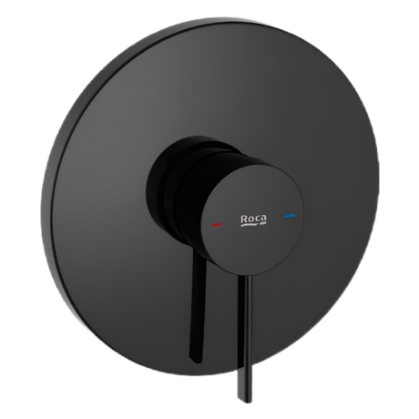 Комплект вграден смесител за душ и тяло за вграждане Roca Ona A5A2B9ECN0/ RocaBox A525869403 черен / titanium black